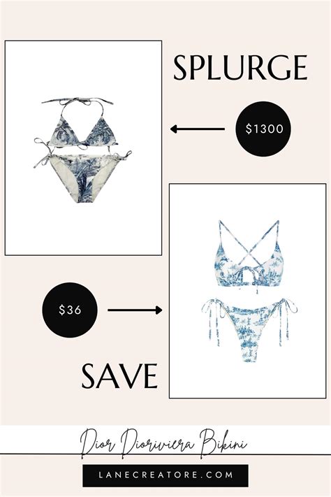 Amazon Designer Finds: Dior Bikini Dupe Obsession 